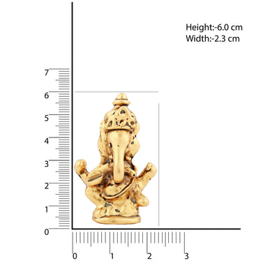 Estele Gold Plated Lord Ganesh Idol