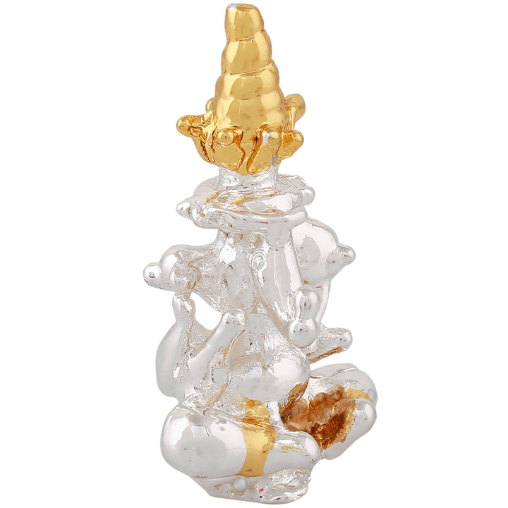 Estele Gold & Rhodium Plated Divine Ganesh Idol