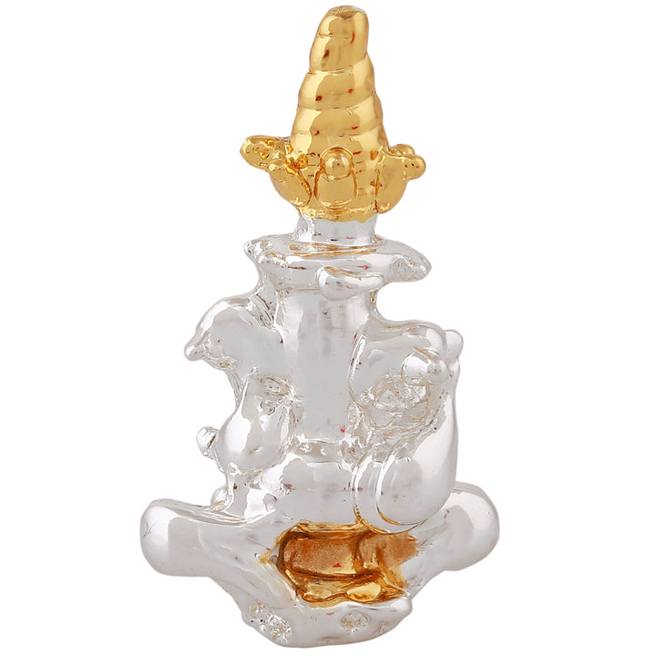 Estele Gold & Rhodium Plated Divine Ganesh Idol