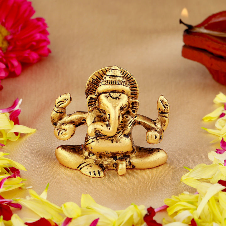 Estele Gold Plated Divine Ganesha Idol