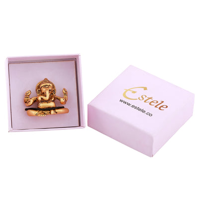 Estele Gold Plated Divine Ganesha Idol