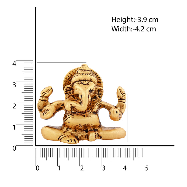 Estele Gold Plated Divine Ganesha Idol