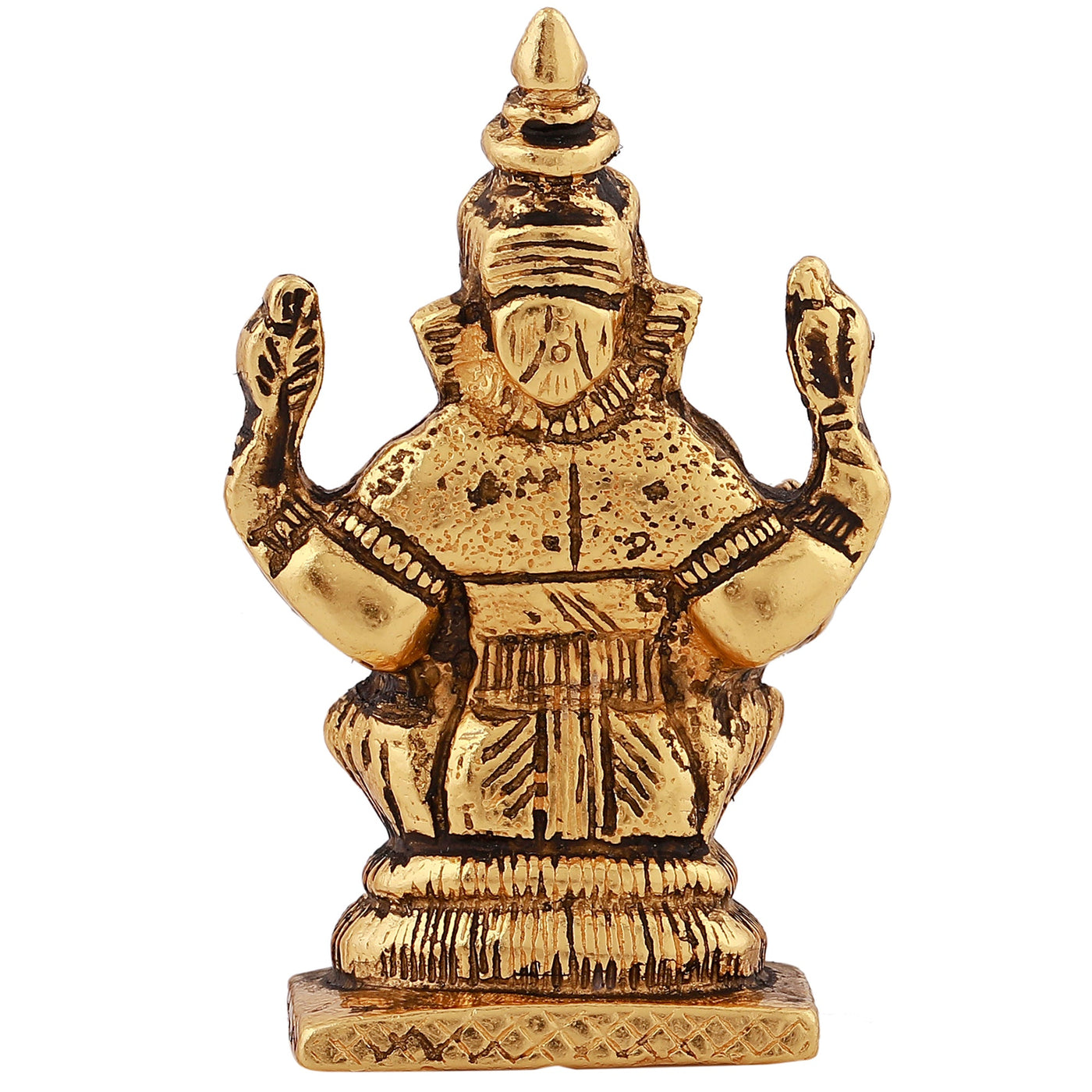 Estele Gold Plated Antique Divine Ganesh Idol
