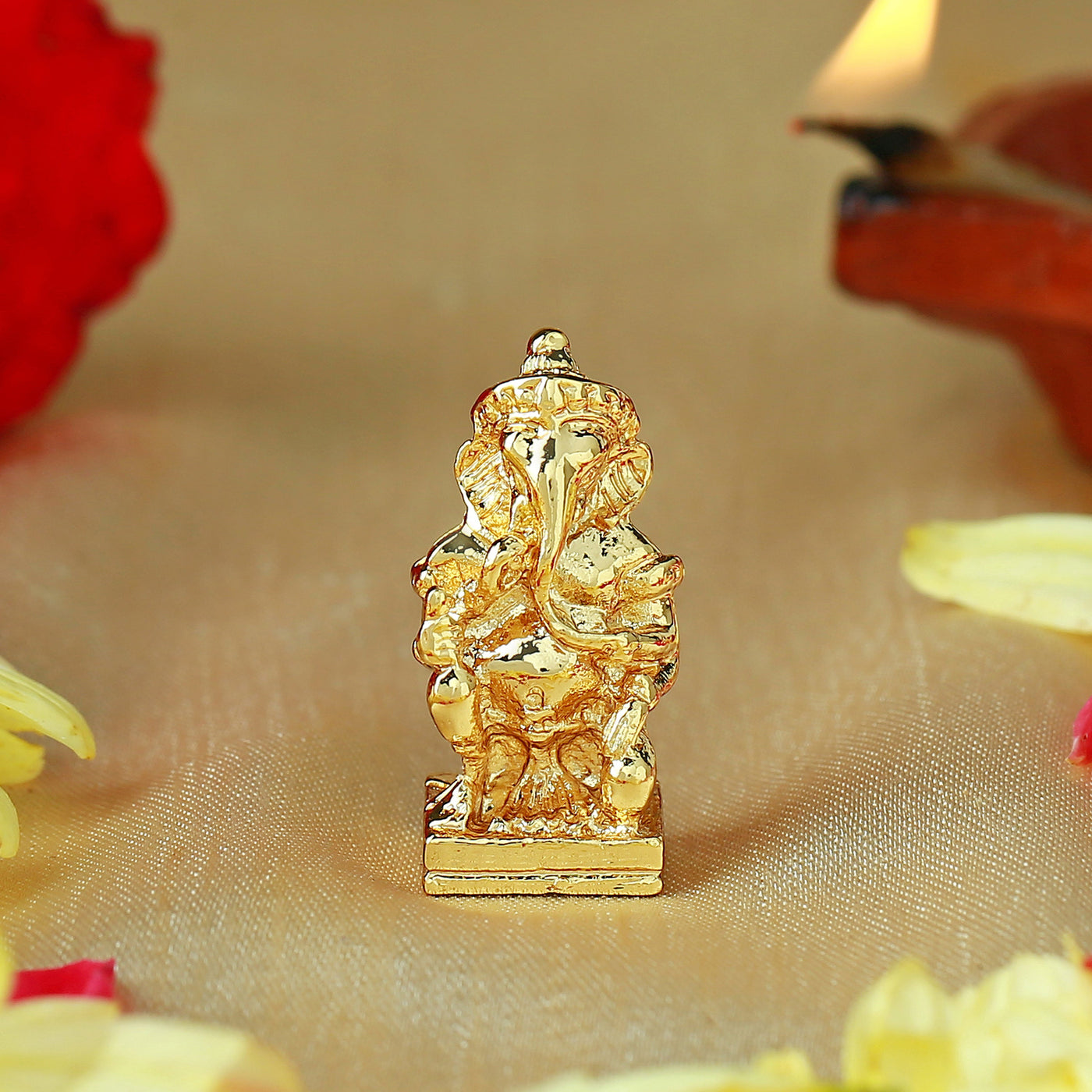 Estele Gold Plated Divine Ganesh Idol