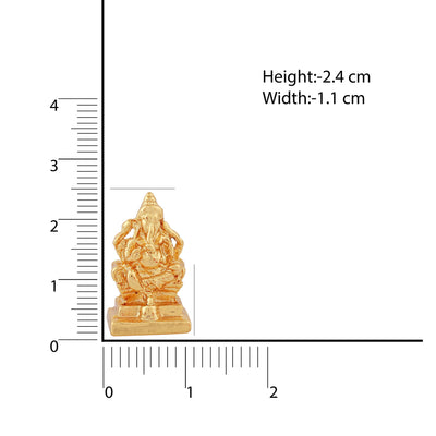 Estele Gold Plated Divine Ganesh Idol