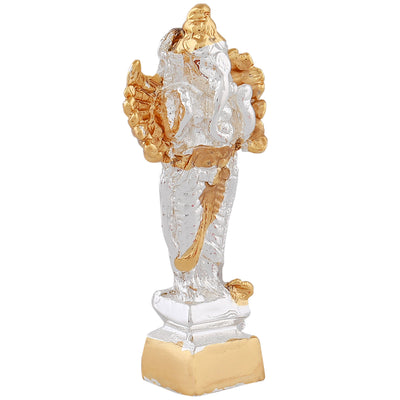 Estele Gold & Rhodium Plated Spiritual Lord Ganesh Idol