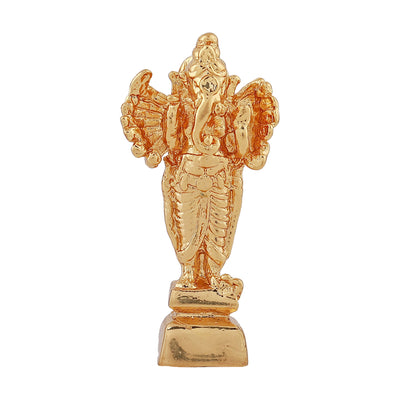Estele Gold Plated Spiritual Lord Ganesh Idol