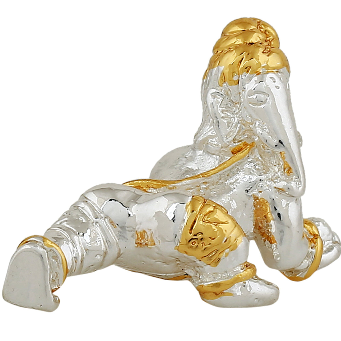 Estele Gold & Rhodium Plated Divine Ganesh Idol