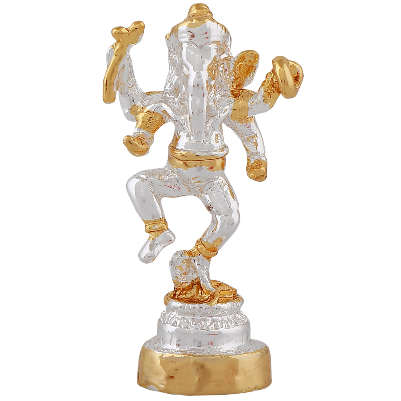 Estele Gold & Rhodium Plated Divine Ganesh Idol