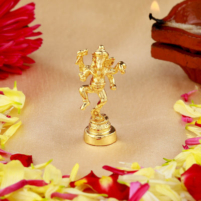 Estele Gold Plated Divine Ganesh Idol