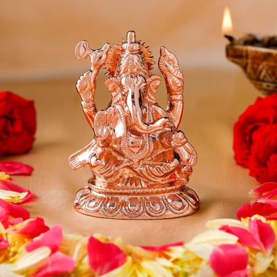 Estele Gold Plated Divine Ganesh Idol