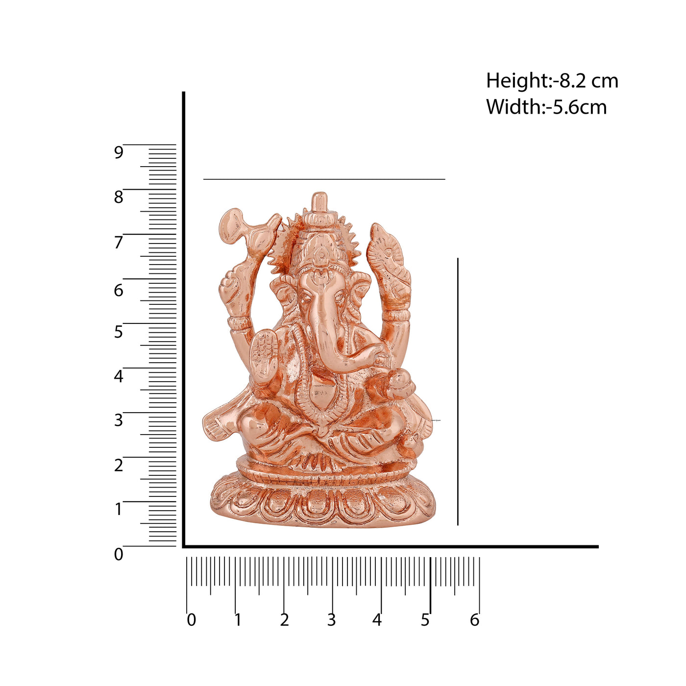 Estele Gold Plated Divine Ganesh Idol