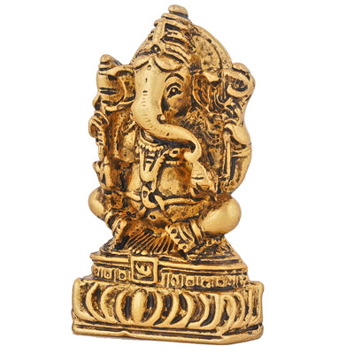 Estele Gold & Rhodium Plated Lord Ganesha Idol