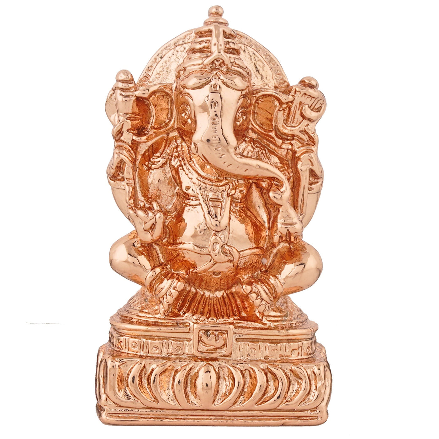 Estele Rose Gold Plated Lord Ganesha Idol