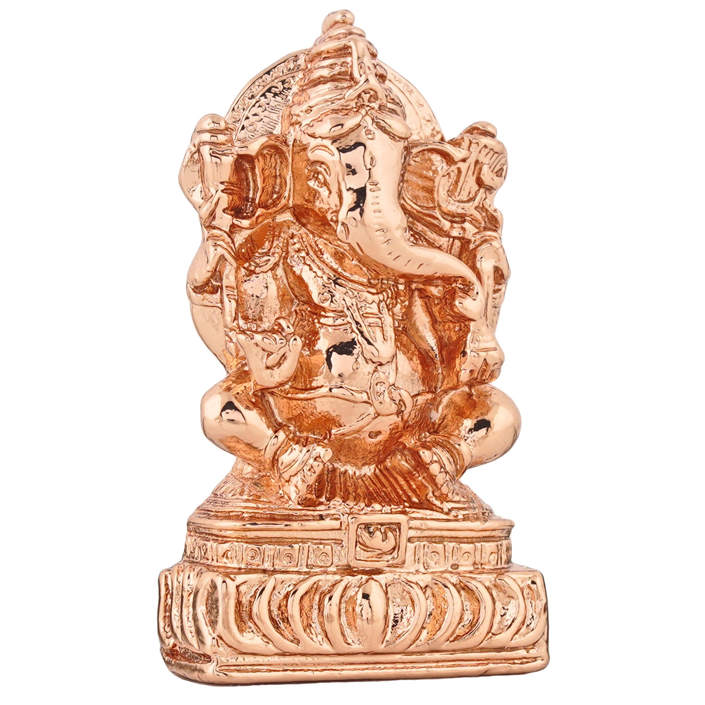 Estele Rose Gold Plated Lord Ganesha Idol