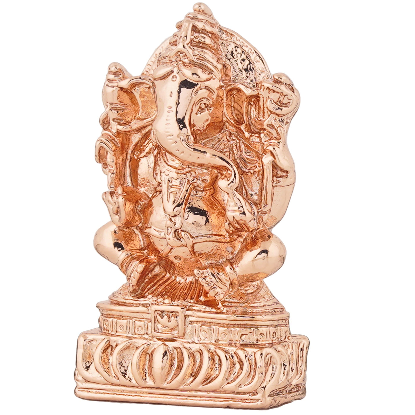 Estele Rose Gold Plated Lord Ganesha Idol