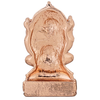 Estele Rose Gold Plated Lord Ganesha Idol