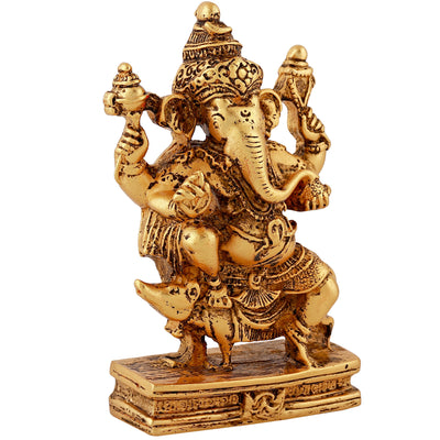 Estele Gold Plated Lord Ganesha Idol