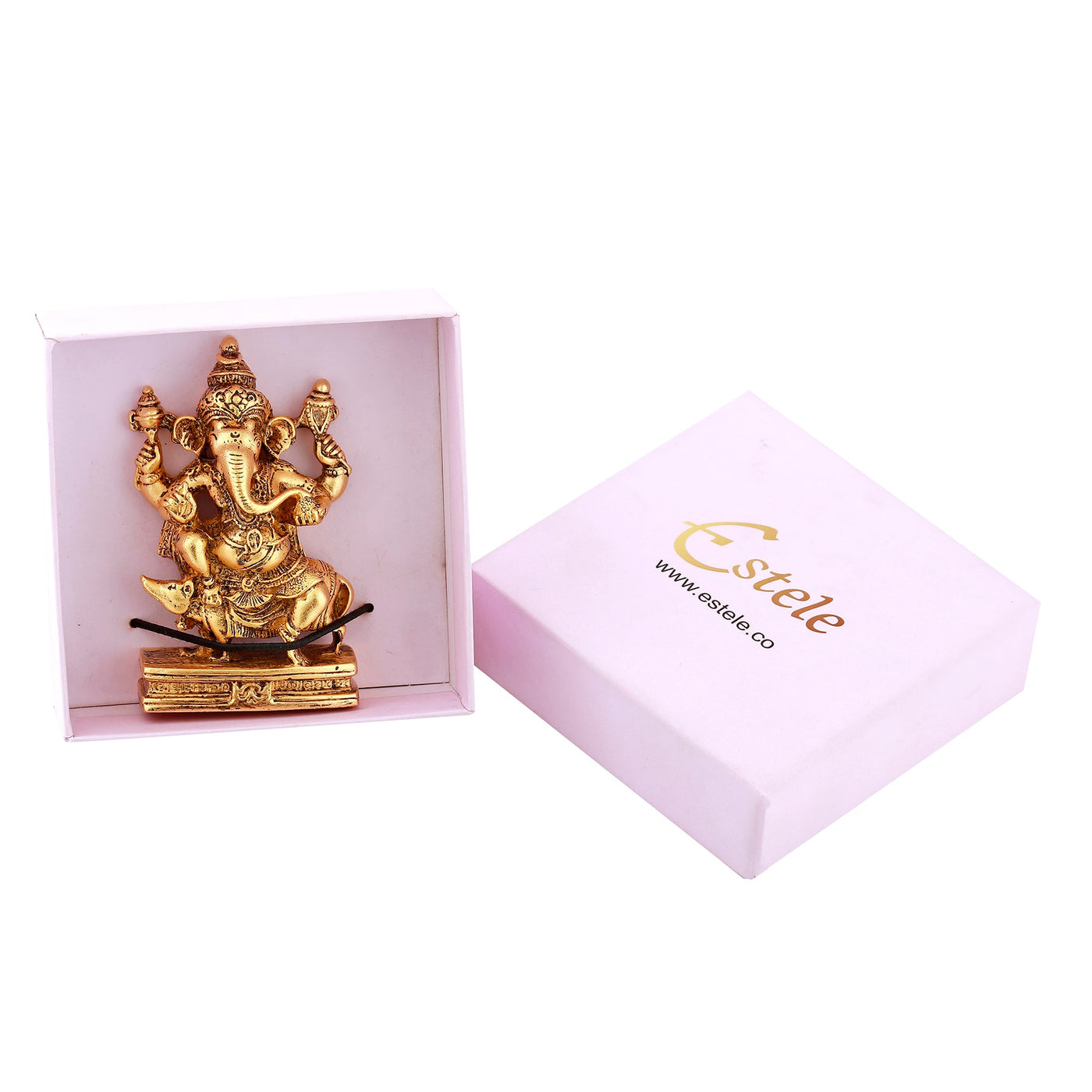 Estele Gold Plated Lord Ganesha Idol