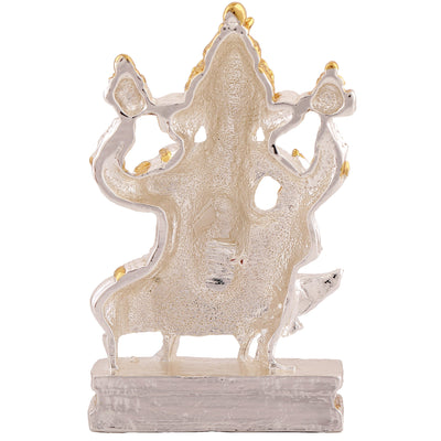 Estele Gold - Rhodium Plated Lord Ganesha Idol