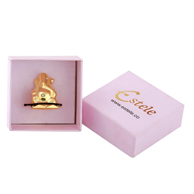 Estele Gold Plated Divine Ganesh Idol