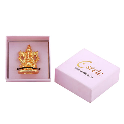 Estele Gold Plated Divine Ganesh Idol