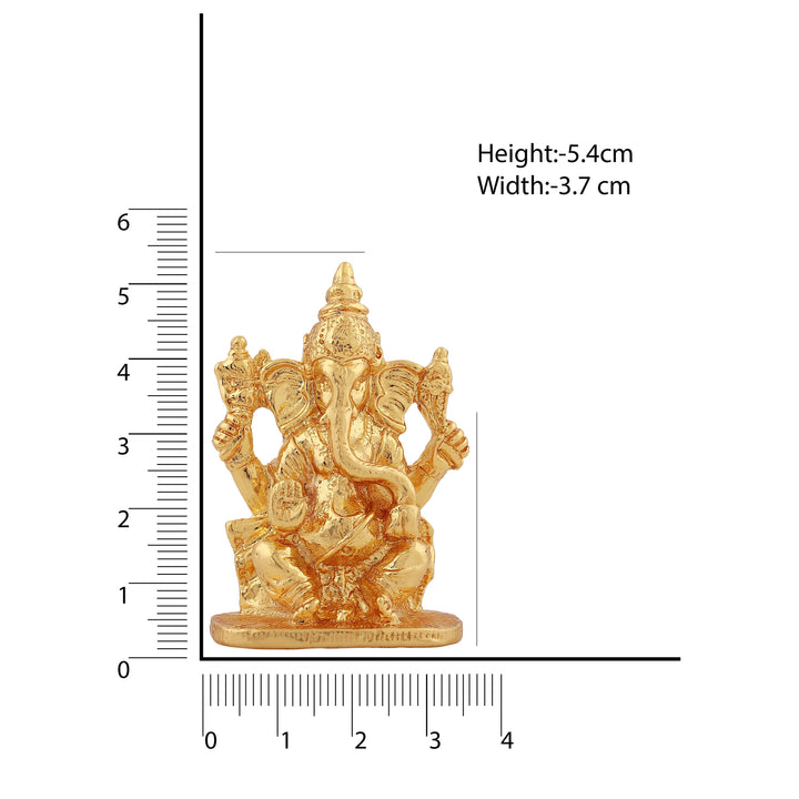 Estele Gold Plated Divine Ganesh Idol