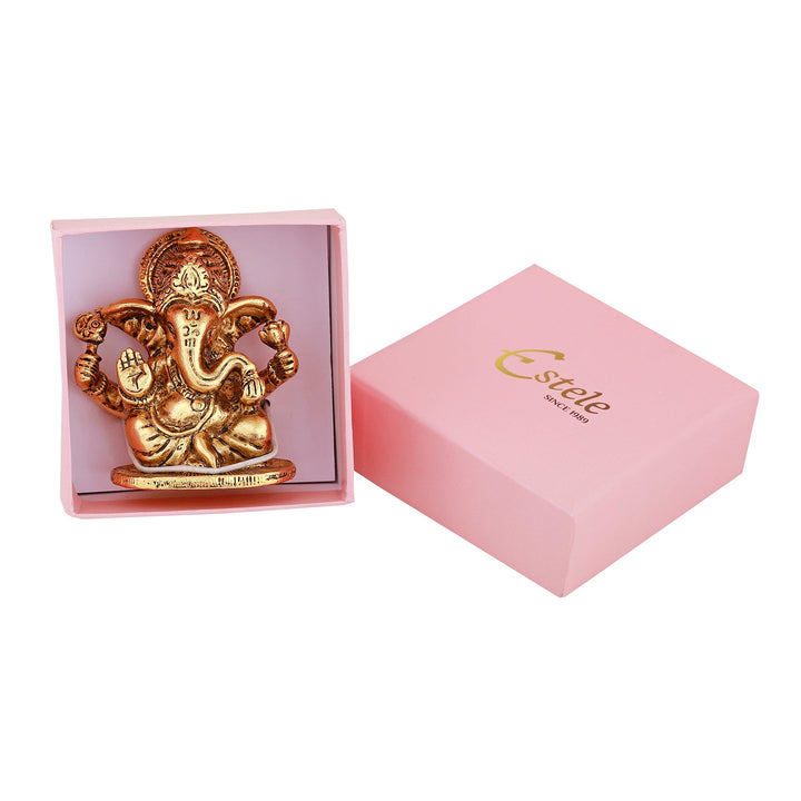 Estele Gold Plated Lord Ganesh Idol