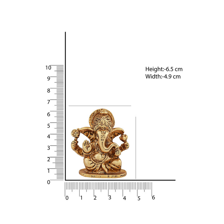 Estele Gold Plated Lord Ganesh Idol