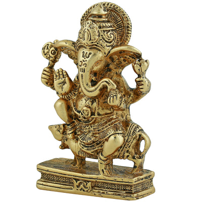 Estele Gold Plated Spiritual Lord Ganesh Idol