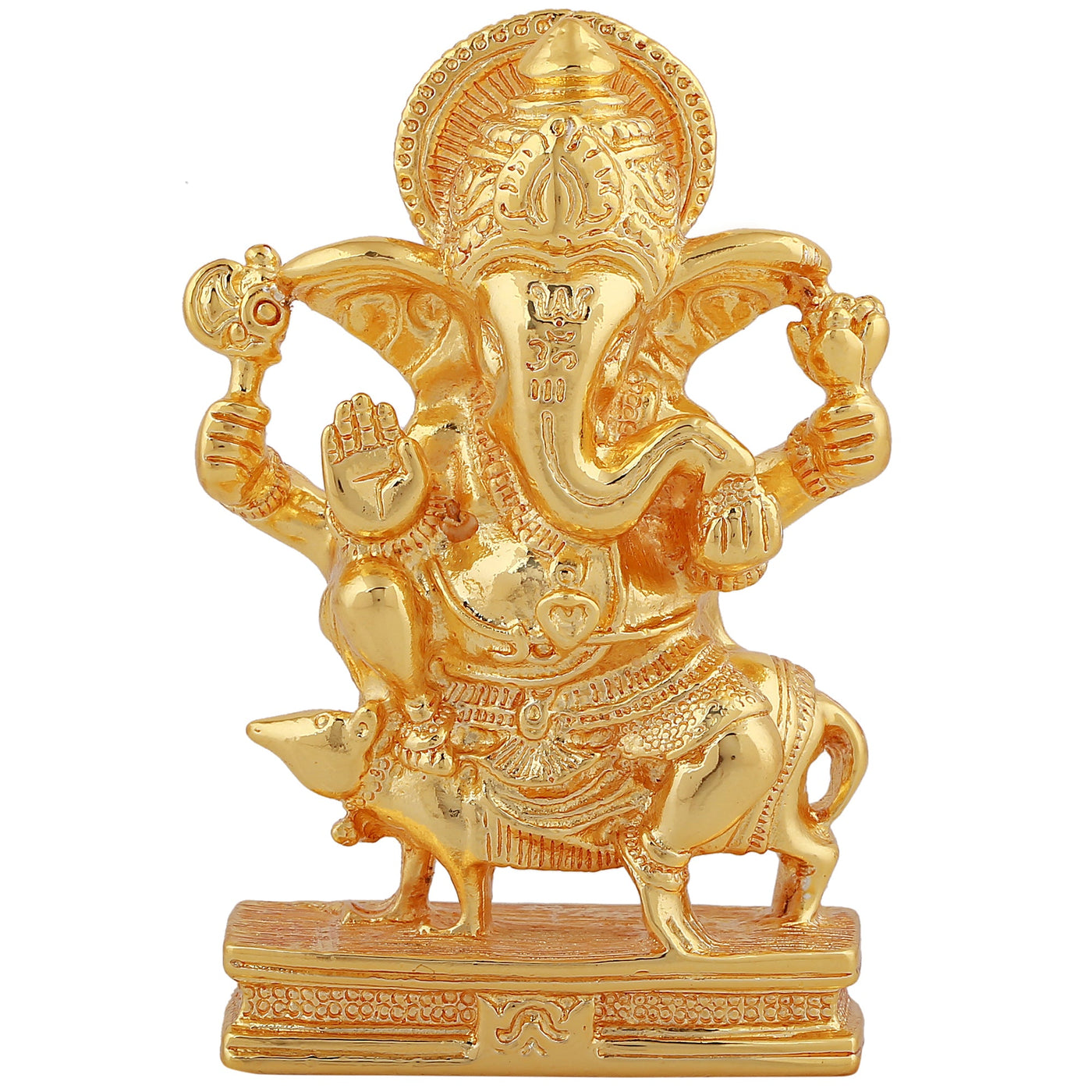 Estele Gold Plated Spiritual Lord Ganesh Idol