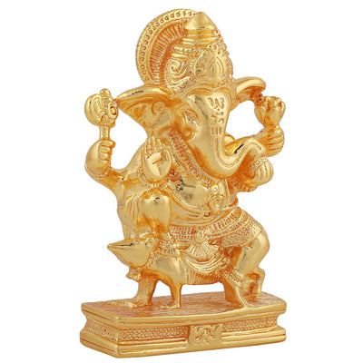 Estele Gold Plated Spiritual Lord Ganesh Idol