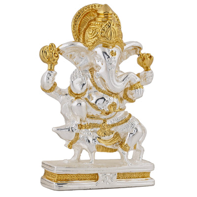 Estele Gold - Rhodium Plated Spiritual Lord Ganesh Idol