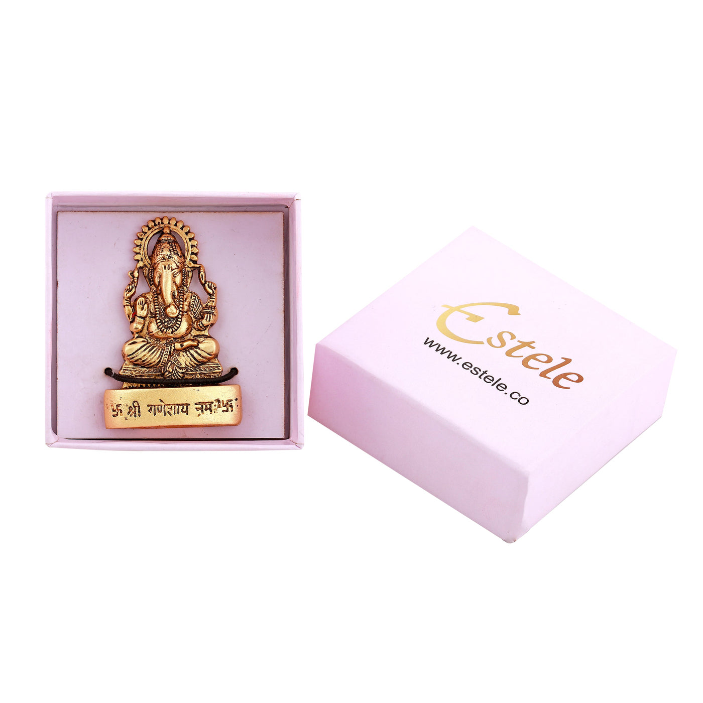 Estele Gold Plated Lord Ganesha Idol