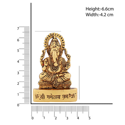 Estele Gold Plated Lord Ganesha Idol