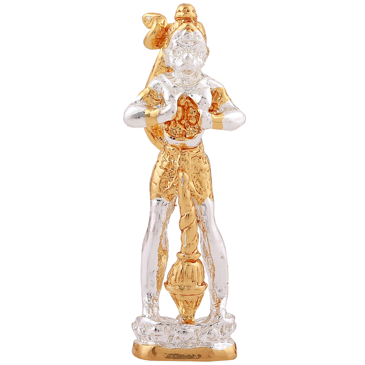 Estele Gold & Rhodium Plated Hanuman Idol