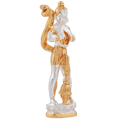 Estele Gold & Rhodium Plated Hanuman Idol