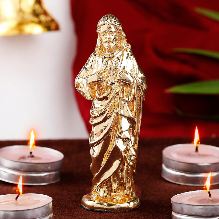 Estele Gold Plated Almighty Jesus Christ Idol