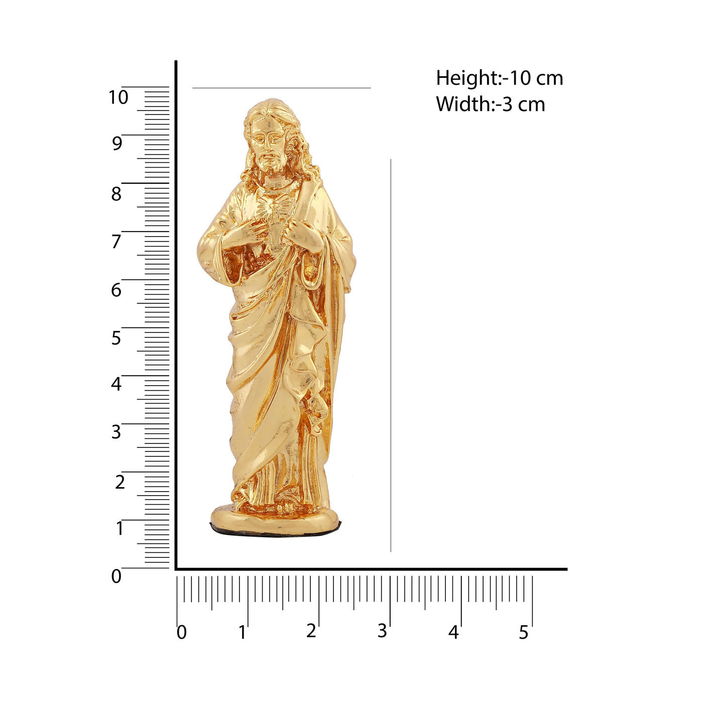 Estele Gold Plated Almighty Jesus Christ Idol