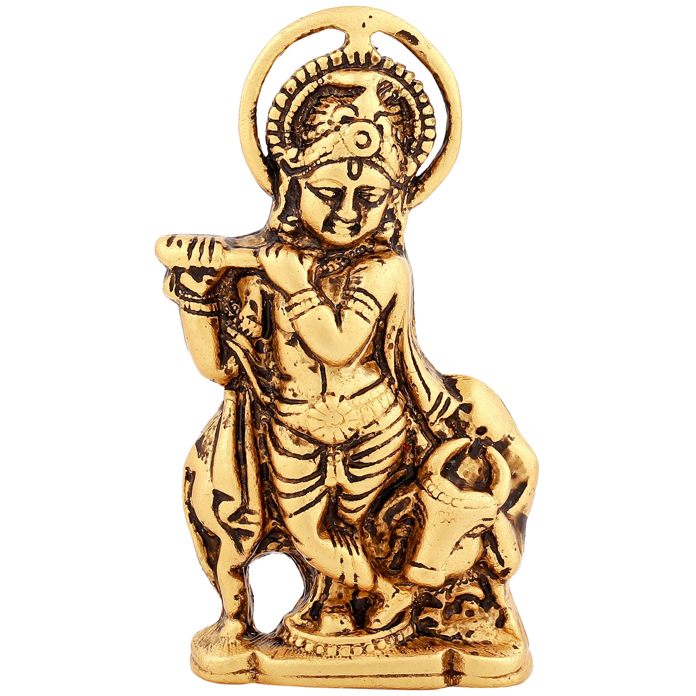 Estele Gold Plated Lord Krishna Idol