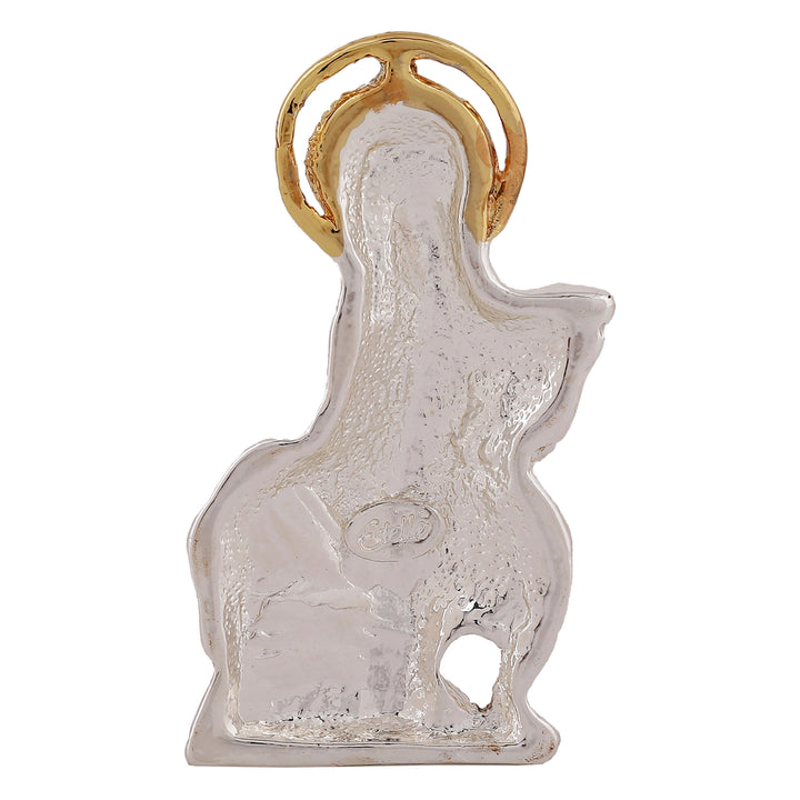 Estele Gold & Rhodium Plated Lord Krishna Idol