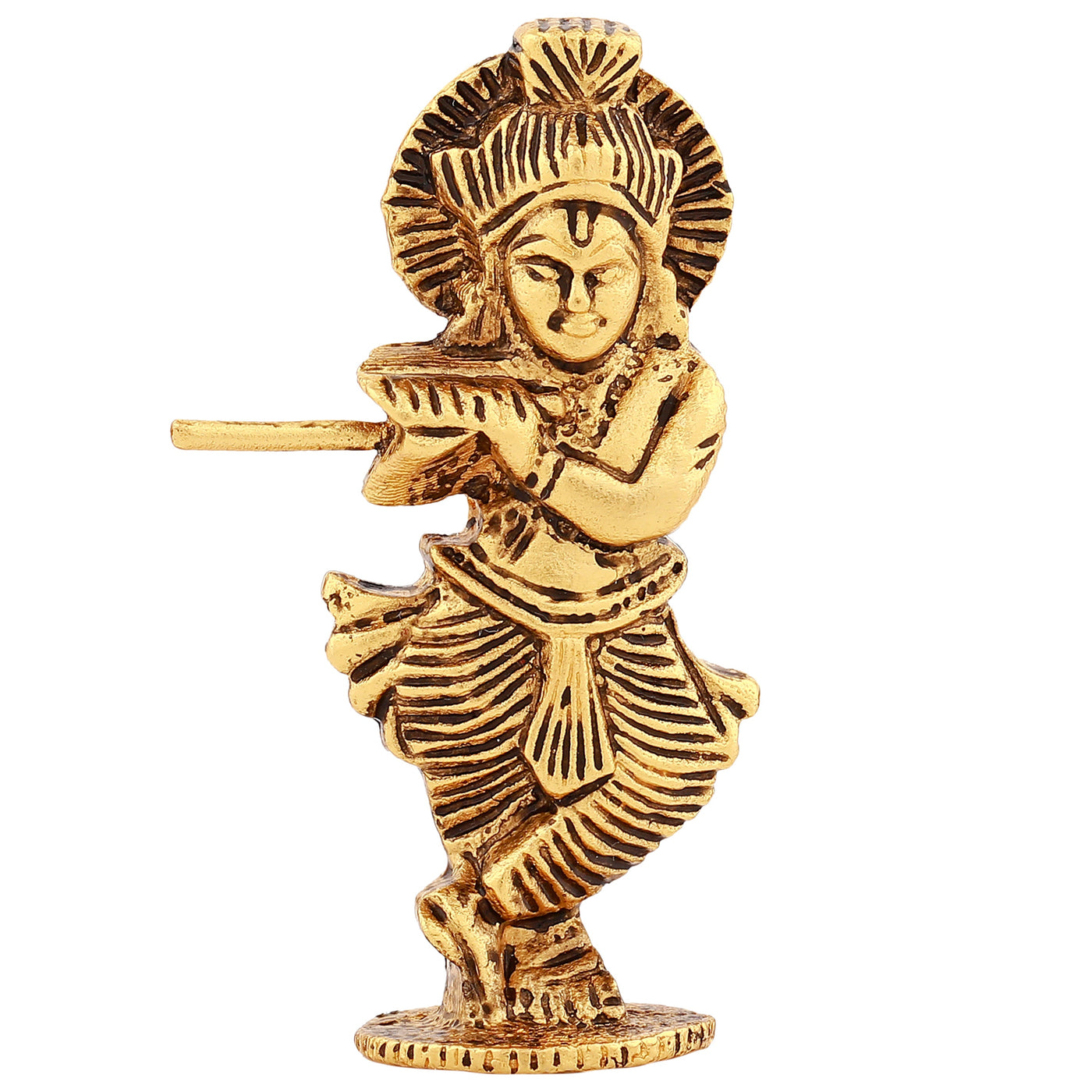 Estele Gold Plated Lord Krishna Idol