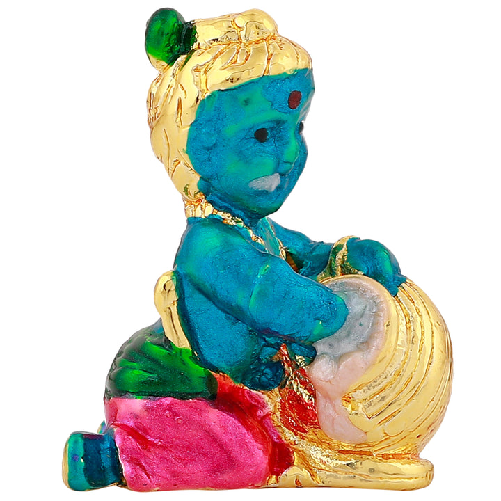 Estele Gold Plated Lord Krishna Idol