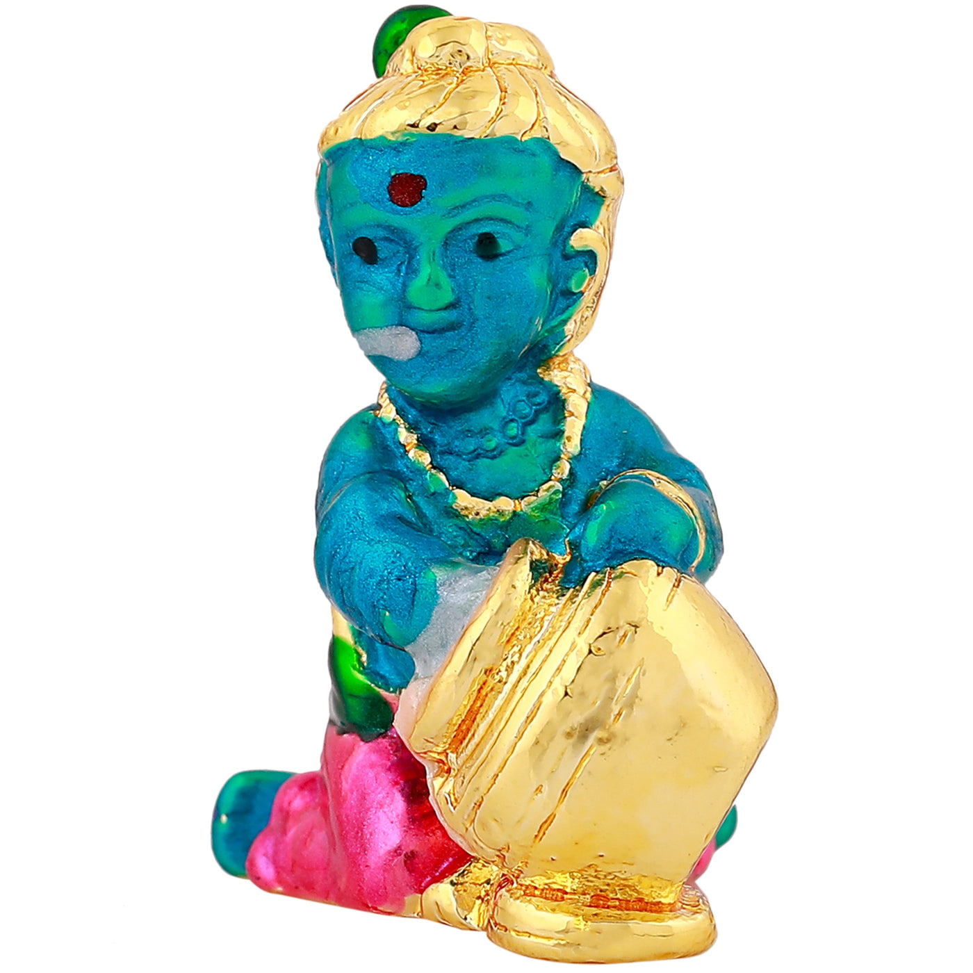 Estele Gold Plated Lord Krishna Idol