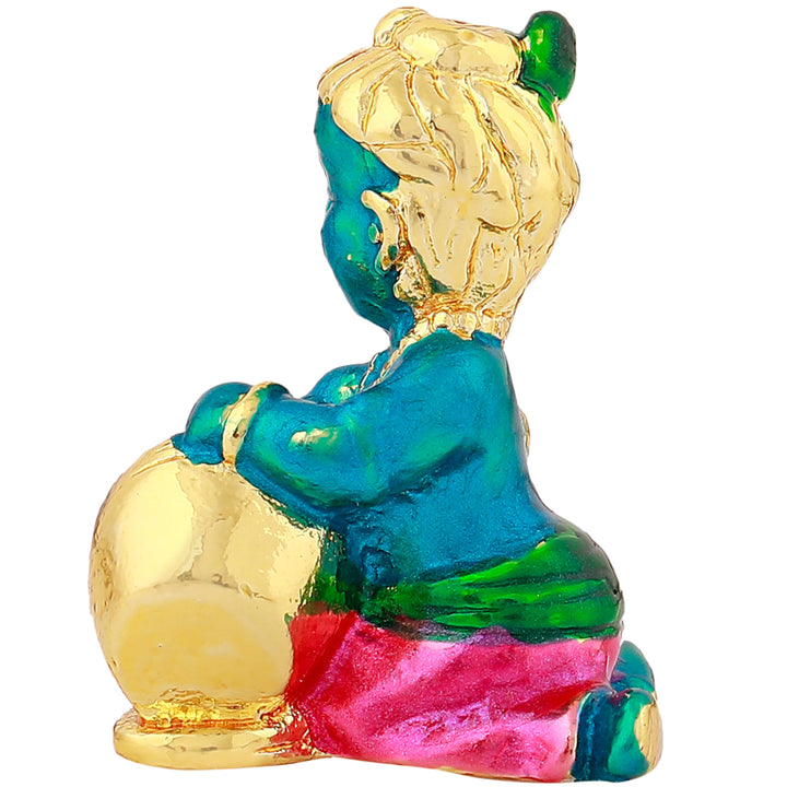 Estele Gold Plated Lord Krishna Idol