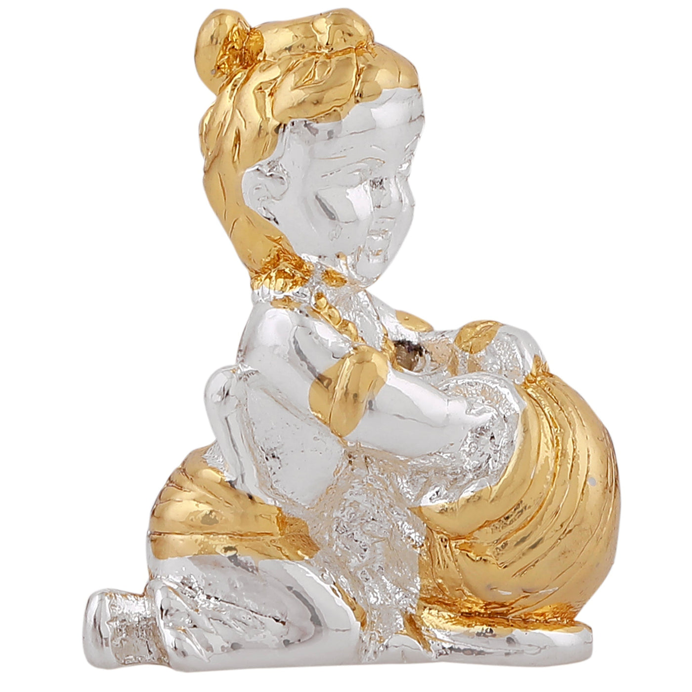 Estele Gold & Rhodium Plated Spiritual Bala Krishna Idol