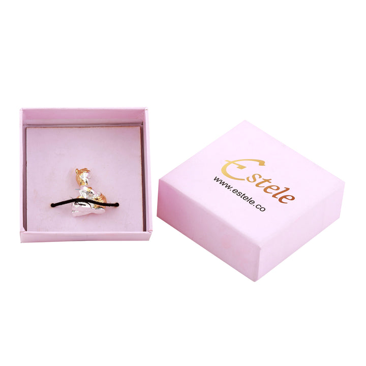 Estele Gold & Rhodium Plated Spiritual Bala Krishna Idol