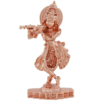 Estele Gold Plated Divine Lord Krishna Idol