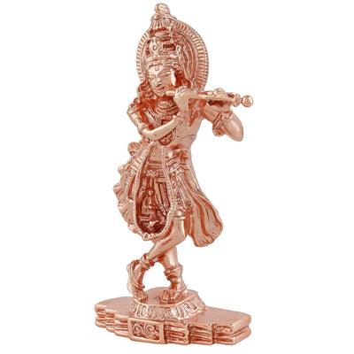 Estele Gold Plated Divine Lord Krishna Idol