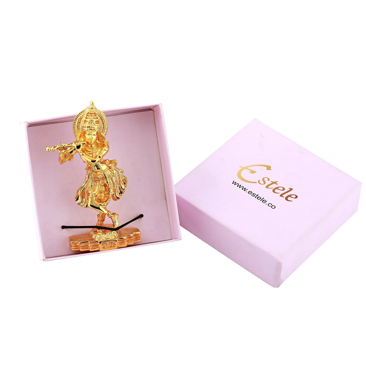 Estele Gold Plated Divine Lord Krishna Idol